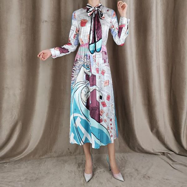 casual dresses autumn fashion style women's bohemian party animal print bow tie long sleeve elegant midi dress, Black;gray
casual dresses autumn fashion style women's bohemian party animal print bow tie long sleeve elegant midi dress, Black;gray