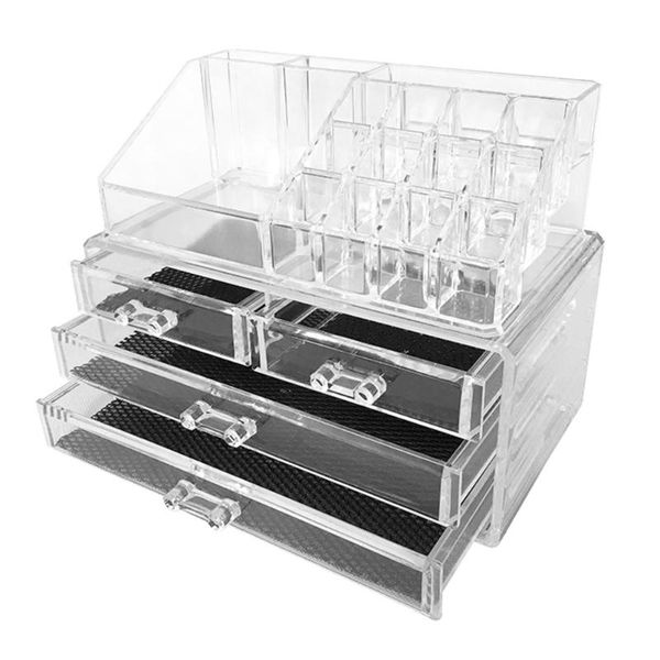 storage boxes & bins deskmakeup organizer jewelry cosmetic drawer box transparent holder
storage boxes & bins deskmakeup organizer jewelry cosmetic drawer box transparent holder