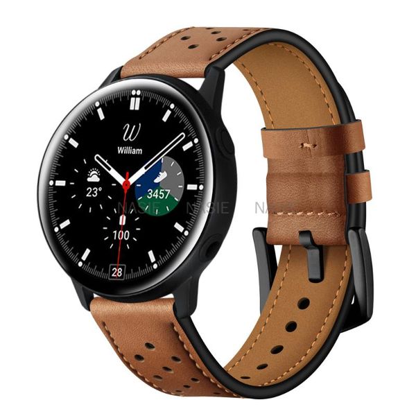 watch bands 20mm strap for galaxy watch4 classic 46mm 42mm band genuine leather wristband bracelet active 2 40mm 44mm, Black;brown
watch bands 20mm strap for galaxy watch4 classic 46mm 42mm band genuine leather wristband bracelet active 2 40mm 44mm, Black;brown
