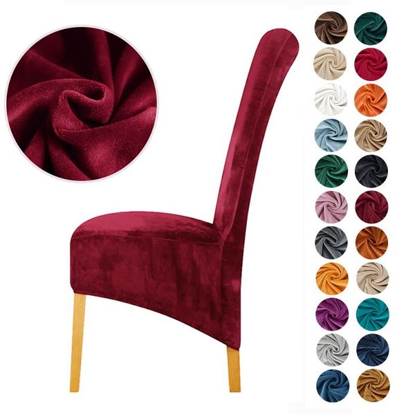 large size soft plush chair cover stretch high long back slipcovers for dining room el restaurant modern home covers
large size soft plush chair cover stretch high long back slipcovers for dining room el restaurant modern home covers