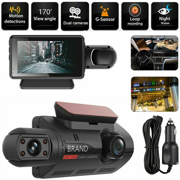 3.5'' car dvr dual lens dash cam 1080p front & rear camera video recorder 170-degree wide g-sensor hdmi night vision
3.5'' car dvr dual lens dash cam 1080p front & rear camera video recorder 170-degree wide g-sensor hdmi night vision