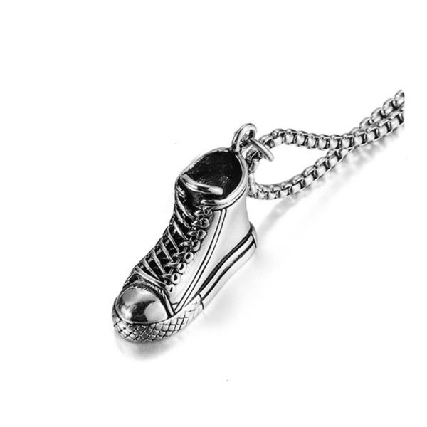 pendant necklaces long necklace man jewelry 2021 fashion men's vintage retro stainless steel canvas shoe keepsake charm gothic bijoux c, Silver
pendant necklaces long necklace man jewelry 2021 fashion men's vintage retro stainless steel canvas shoe keepsake charm gothic bijoux c, Silver