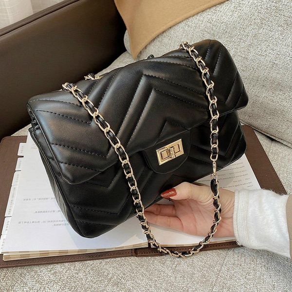 v-line crossbody bag for women 2021 fashion sac a main female shoulder handbags and purses femme bags