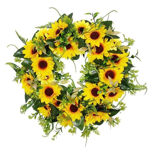 decorative flowers & wreaths artificial sunflower wreath door leaf garland for thanksgiving home decoration front fake flower
decorative flowers & wreaths artificial sunflower wreath door leaf garland for thanksgiving home decoration front fake flower