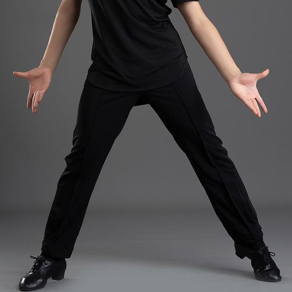 stage wear black latin dance pants men tango trousers costume salsa dancwear ballroom practice soft samba dancing outfit jl3708, Black;red
stage wear black latin dance pants men tango trousers costume salsa dancwear ballroom practice soft samba dancing outfit jl3708, Black;red