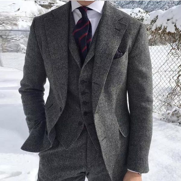 men's suits & blazers long sleeves winter peaked lapel jacket groom wear mens for wedding wool tweed herringbone grey 3 piece outcoat v, White;black
men's suits & blazers long sleeves winter peaked lapel jacket groom wear mens for wedding wool tweed herringbone grey 3 piece outcoat v, White;black