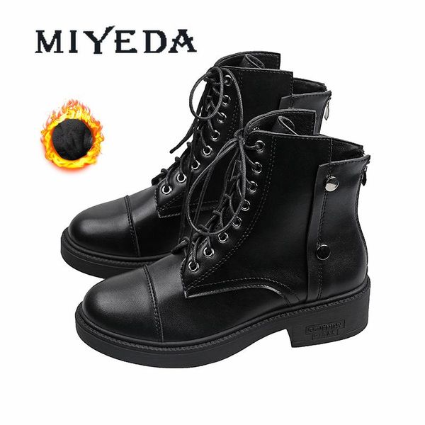 boots miyeda black white shoelaces female fashion metal button decoration square heel zipper round toe platform shoes
boots miyeda black white shoelaces female fashion metal button decoration square heel zipper round toe platform shoes