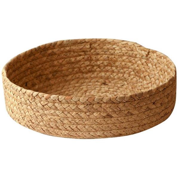 storage baskets snack dessert organizador natural straw weaving round fruit basket picnic 28x6cm
storage baskets snack dessert organizador natural straw weaving round fruit basket picnic 28x6cm