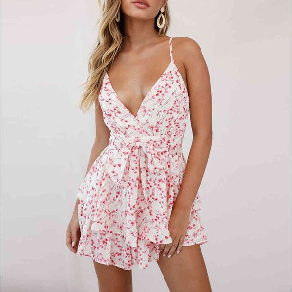 summer sleeveless plaid floral print strap playsuits women v-neck romper casual slim lace up ruffle wide leg jumpsuits new 210412, Black;white
summer sleeveless plaid floral print strap playsuits women v-neck romper casual slim lace up ruffle wide leg jumpsuits new 210412, Black;white