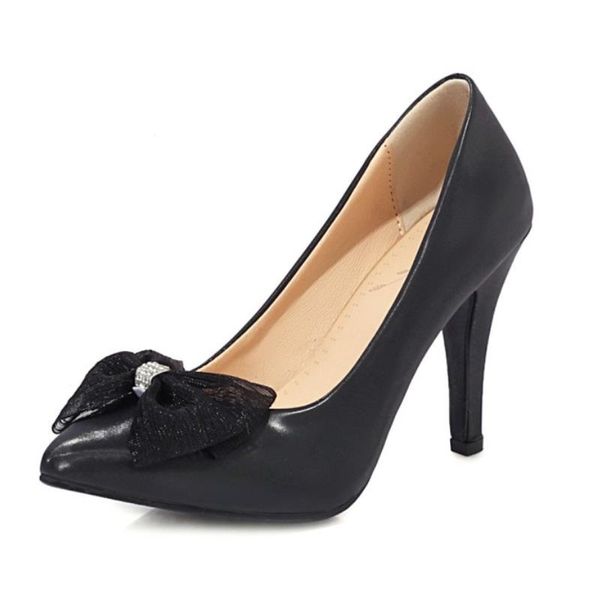 Size 34-44 Women Pumps Bowknot Crystal Sexy High Heel Shoes Woman Spring Fashion Party Office Lady Daily Footwear, Black
Size 34-44 Women Pumps Bowknot Crystal Sexy High Heel Shoes Woman Spring Fashion Party Office Lady Daily Footwear, Black