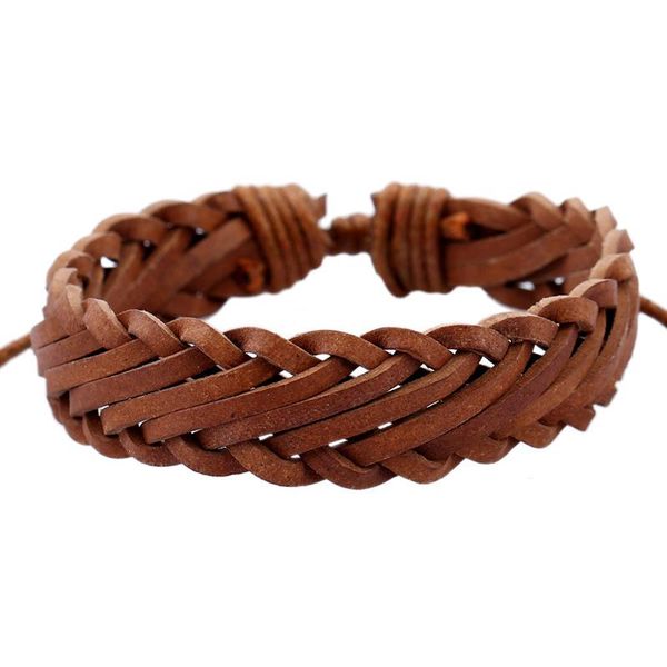 bangle jessingshow 2021 retro personality leather handmade woven multi-layer men women bracelet jewelry gift, Black
bangle jessingshow 2021 retro personality leather handmade woven multi-layer men women bracelet jewelry gift, Black