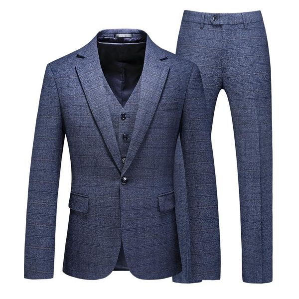 men's suits & blazers ( jacket + vest pants ) fashion boutique british classic plaid mens formal business slim suit 3 pcs groom wedding, White;black
men's suits & blazers ( jacket + vest pants ) fashion boutique british classic plaid mens formal business slim suit 3 pcs groom wedding, White;black