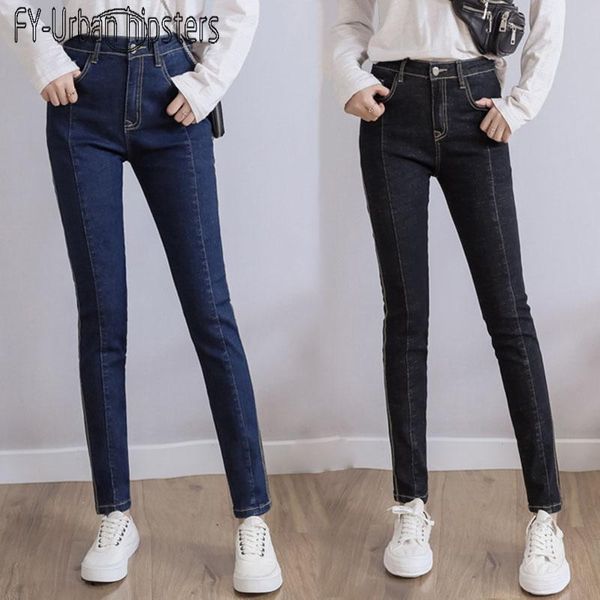 women's jeans fashion plus size women elastic high waist stretch woman striped pants denim pencil splices boyfriend trousers, Blue
women's jeans fashion plus size women elastic high waist stretch woman striped pants denim pencil splices boyfriend trousers, Blue