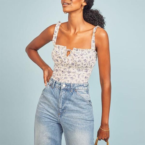women's tanks & camis for women summer 2021 fashion clothes sleeveless ruffle strap crop square neck bow tie vintage floral pr, White
women's tanks & camis for women summer 2021 fashion clothes sleeveless ruffle strap crop square neck bow tie vintage floral pr, White