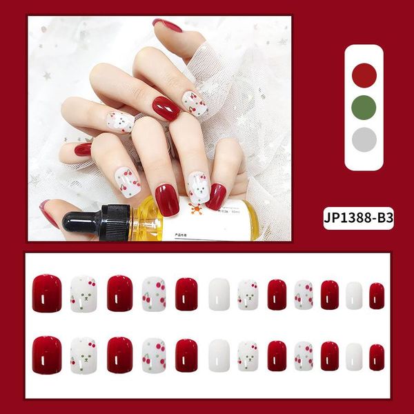false nails artificial fake short fingernails nail full cover art salon diy for women kg66, Red;gold
false nails artificial fake short fingernails nail full cover art salon diy for women kg66, Red;gold