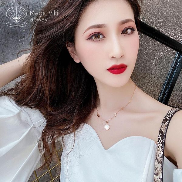 hair clips & barrettes magicviki titanium steel non-fading roman numeral round pendant clavicle chain high-end necklace female net red cold, Golden;silver
hair clips & barrettes magicviki titanium steel non-fading roman numeral round pendant clavicle chain high-end necklace female net red cold, Golden;silver