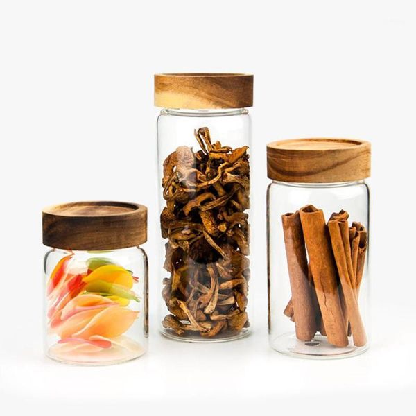 storage bottles & jars 300/550/750ml glass dried fruit nut food container honey pots with wooden cover
storage bottles & jars 300/550/750ml glass dried fruit nut food container honey pots with wooden cover