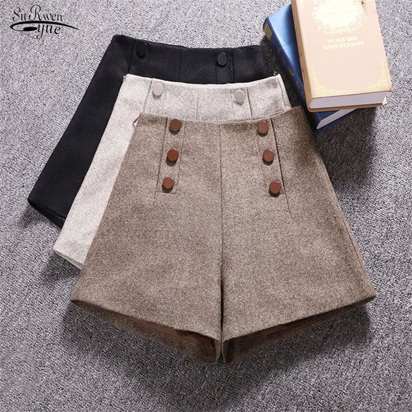short mujer korean woolen shorts women winter loose wide leg feminino autumn zipper pocket buttons 7435 50 220312, White;black
short mujer korean woolen shorts women winter loose wide leg feminino autumn zipper pocket buttons 7435 50 220312, White;black