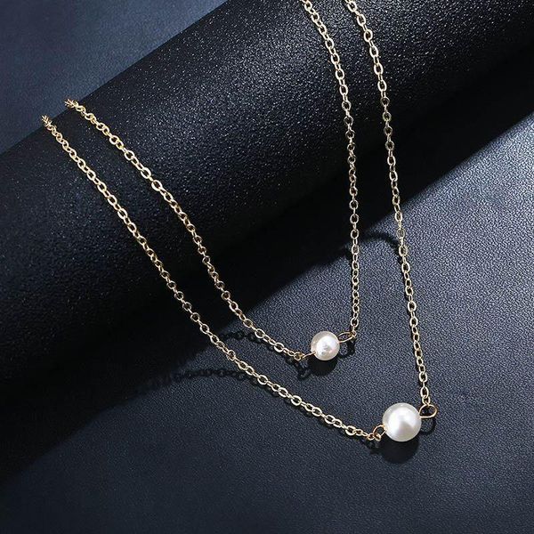 chokers fashion pearl pendant layered necklace for women cute alloy aesthetic collarbone chain choker jewelry initial charm party gift, Golden;silver
chokers fashion pearl pendant layered necklace for women cute alloy aesthetic collarbone chain choker jewelry initial charm party gift, Golden;silver