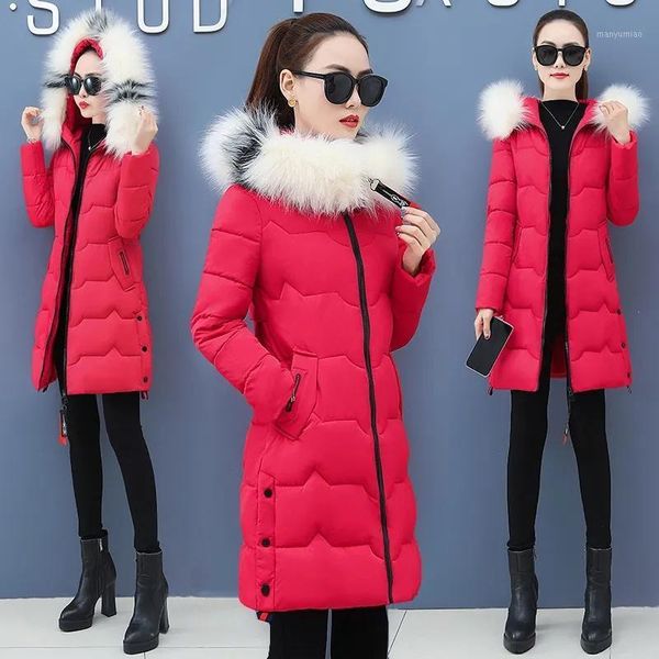 women's down & parkas 2021 winter jacket women hooded thick cotton padded parka female long thicken warm outwear ladies, Black
women's down & parkas 2021 winter jacket women hooded thick cotton padded parka female long thicken warm outwear ladies, Black
