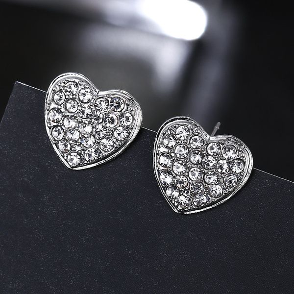 south korea silver plated earrings new simple love feminine versatile peach heart diamond earrings accessories, Golden
south korea silver plated earrings new simple love feminine versatile peach heart diamond earrings accessories, Golden