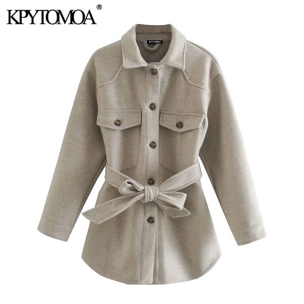 kpytomoa women 2021 fashion with belt loose woolen jacket coat vintage long sleeve side pockets female outerwear chic overcoat, Black
kpytomoa women 2021 fashion with belt loose woolen jacket coat vintage long sleeve side pockets female outerwear chic overcoat, Black