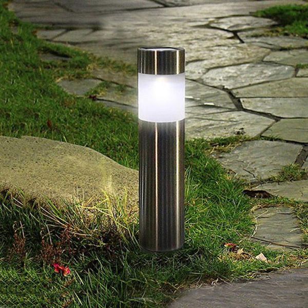lawn lamps outdoors led solar lights garden yard street stainless steel light bright white decorative lamp (silver)
lawn lamps outdoors led solar lights garden yard street stainless steel light bright white decorative lamp (silver)
