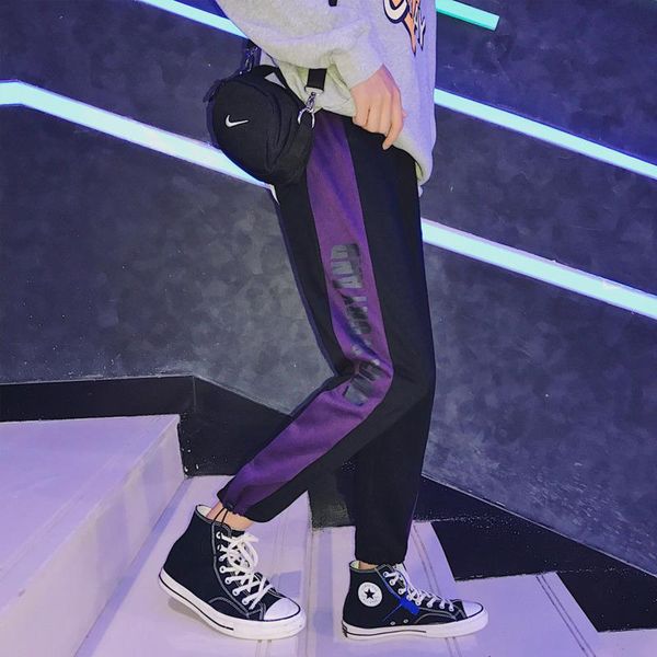 autumn men's fashion temperament personality wild cotton printing loose color matching straight harlan casual sweatpants pants, Black
autumn men's fashion temperament personality wild cotton printing loose color matching straight harlan casual sweatpants pants, Black