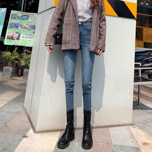 women's jeans woman pants high waist autumn winter tight ankle pencil pantalones vaqueros mujer, Blue
women's jeans woman pants high waist autumn winter tight ankle pencil pantalones vaqueros mujer, Blue