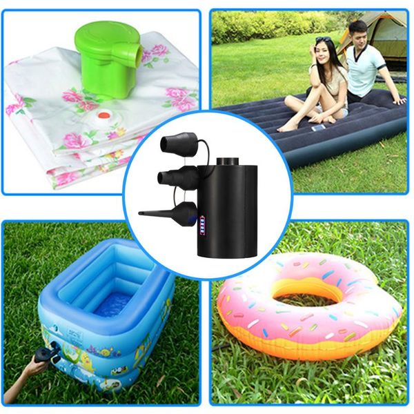pool & accessories electric air pump rechargeable compressor for mattress raft bed boat inflatable toys swimming paddling pools with nozzle
pool & accessories electric air pump rechargeable compressor for mattress raft bed boat inflatable toys swimming paddling pools with nozzle