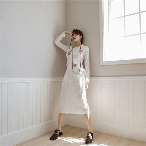 spring autumn casual women dress slim white long sleeve straight female round collar mid-calf loose ladies y587 dresses, Black;gray
spring autumn casual women dress slim white long sleeve straight female round collar mid-calf loose ladies y587 dresses, Black;gray