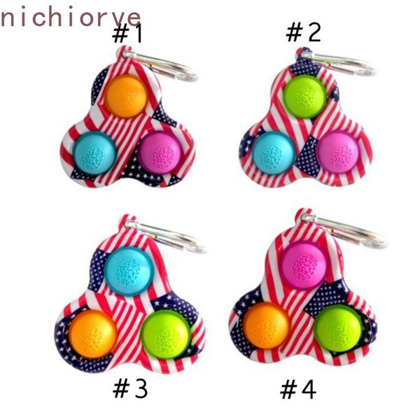 us flag triangle push bubble keychain 2021 latest anti stress decompression sensory key ring party favor dhl ship
us flag triangle push bubble keychain 2021 latest anti stress decompression sensory key ring party favor dhl ship
