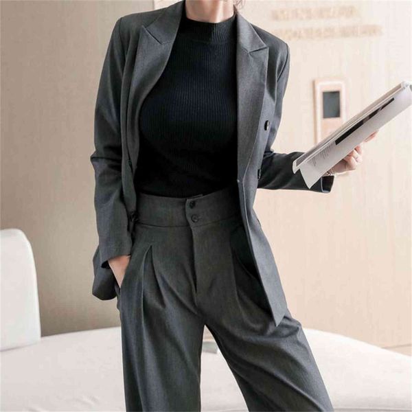women's two piece pants hzirip formal suits 2 sets autumn chic business femme elegant ol slim blazers straight loose office uniform uqg, White
women's two piece pants hzirip formal suits 2 sets autumn chic business femme elegant ol slim blazers straight loose office uniform uqg, White