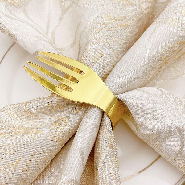 napkin rings 6pcs el western fork shape ring button golden kitchen dining bartable decoration accessories 2021
napkin rings 6pcs el western fork shape ring button golden kitchen dining bartable decoration accessories 2021