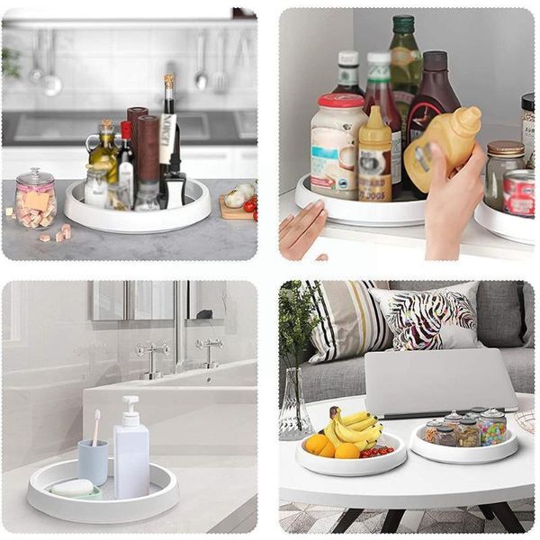 kitchen storage & organization condiment round 360° rotating tray pp cabinet convenient non-slip snack spice cosmetics home rack organizer g
kitchen storage & organization condiment round 360° rotating tray pp cabinet convenient non-slip snack spice cosmetics home rack organizer g