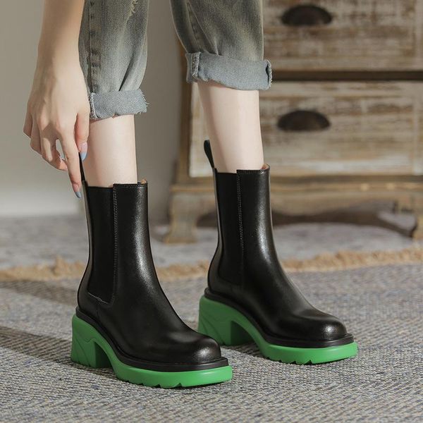 boots 2021 high-heeled thick-heeled women's boots, knee-length round toe, casual thick-soled large size ladies elastic, Black
boots 2021 high-heeled thick-heeled women's boots, knee-length round toe, casual thick-soled large size ladies elastic, Black