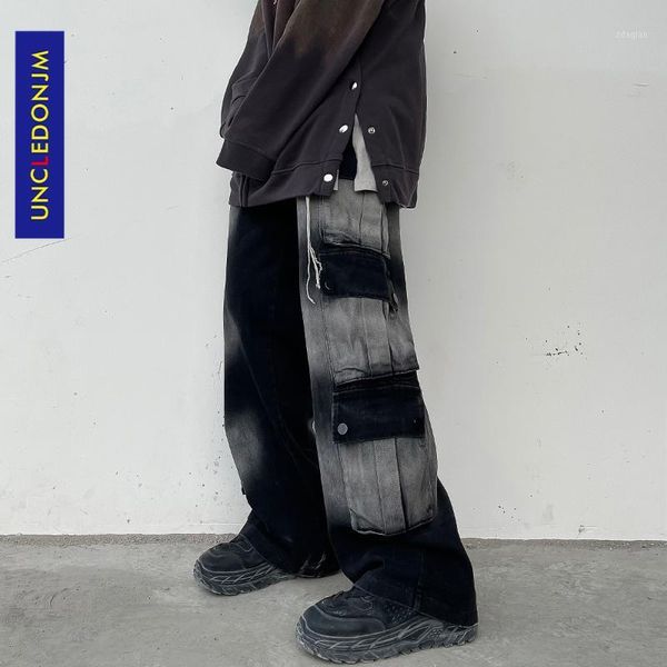 men's jeans gradient multi-pocket for men hip hop streetwear tie dyed baggy women biker cargo pants u3080, Blue
men's jeans gradient multi-pocket for men hip hop streetwear tie dyed baggy women biker cargo pants u3080, Blue