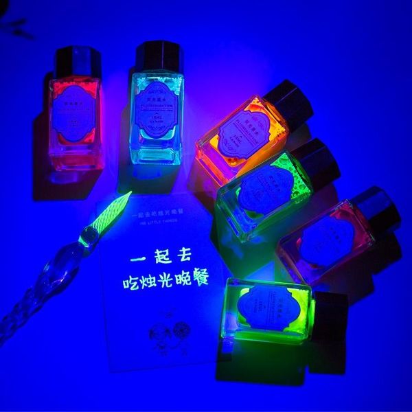 fountain pens 18ml fantasy invisible fluorescent ink student hand account painting color glass pen
fountain pens 18ml fantasy invisible fluorescent ink student hand account painting color glass pen
