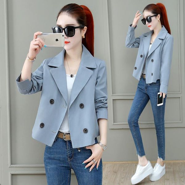 women's suits & blazers single suit 2021 autumn and winter fashion lapel short double-breasted jacket temperament clothing, White;black
women's suits & blazers single suit 2021 autumn and winter fashion lapel short double-breasted jacket temperament clothing, White;black