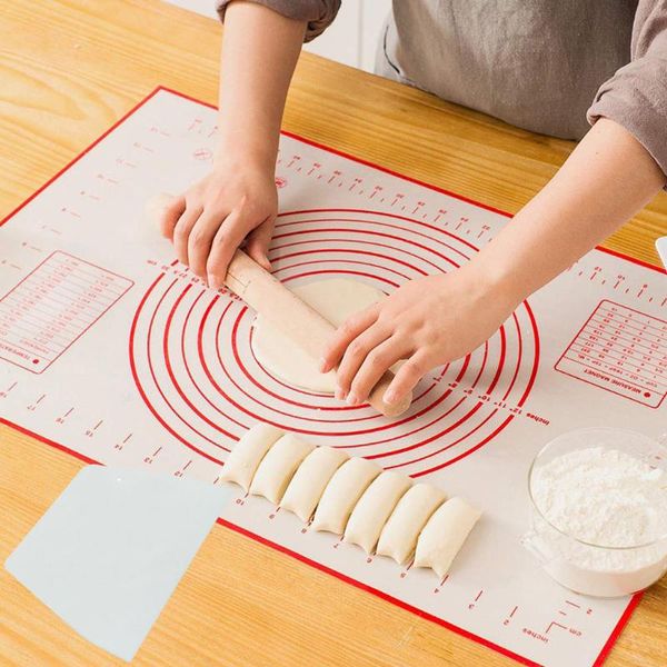 silicone pastry mat non stick baking fondant dough rolling and scraper flour kitchen tools &
silicone pastry mat non stick baking fondant dough rolling and scraper flour kitchen tools &