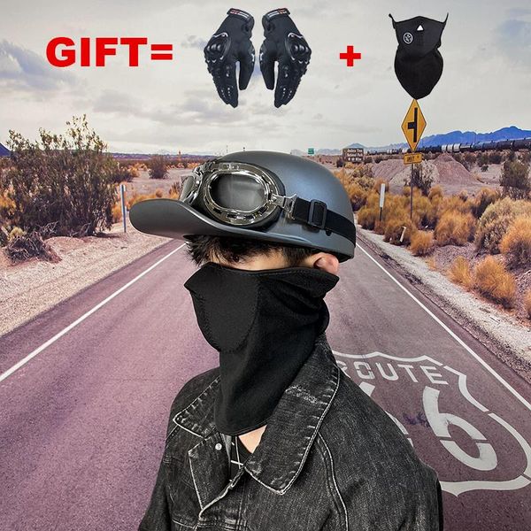 motorcycle helmets 2 gifts half face helmet vintage motorbike motocross biker riding for man women
motorcycle helmets 2 gifts half face helmet vintage motorbike motocross biker riding for man women