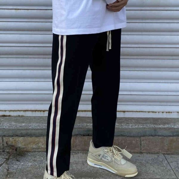 men's pants side ribbon striped straight stretch premium casual joker for men and women 8s0y, Black
men's pants side ribbon striped straight stretch premium casual joker for men and women 8s0y, Black