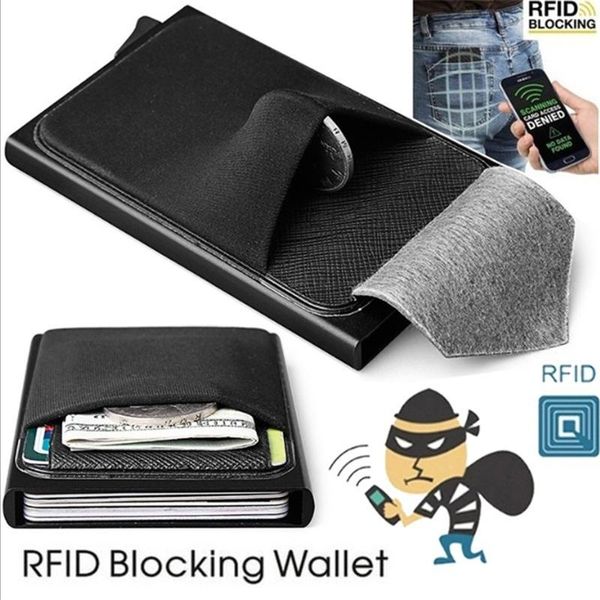 card holders men business cash id holder blocking slim metal wallet coin purse case, Brown;gray
card holders men business cash id holder blocking slim metal wallet coin purse case, Brown;gray