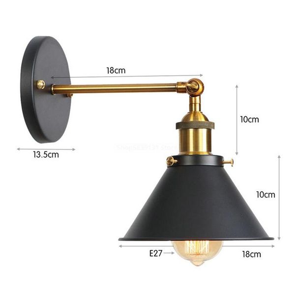 wall lamp american vintage industrial sconce lights led for home iron loft foyer dining living room decoration
wall lamp american vintage industrial sconce lights led for home iron loft foyer dining living room decoration