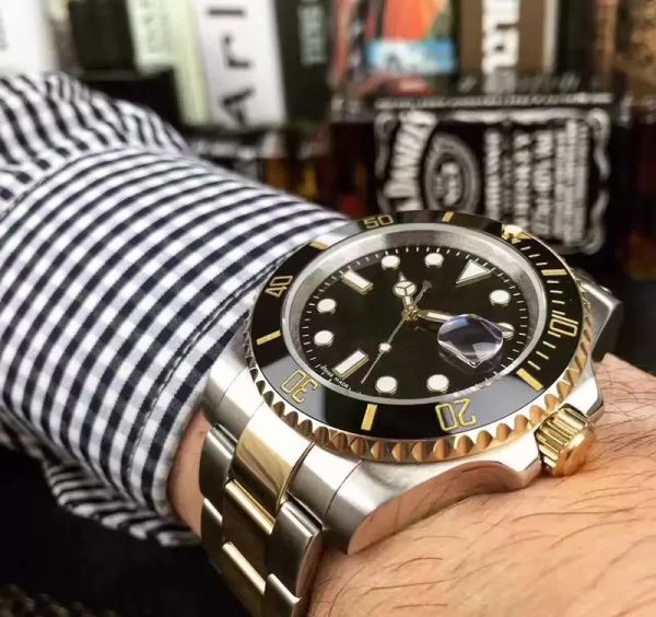 aaa+ quality ceramic bezel mens watches automatic mechanical 2813 movement watch luminous sapphire waterproof sports self-wind fashion wrist, Slivery;brown
aaa+ quality ceramic bezel mens watches automatic mechanical 2813 movement watch luminous sapphire waterproof sports self-wind fashion wrist, Slivery;brown