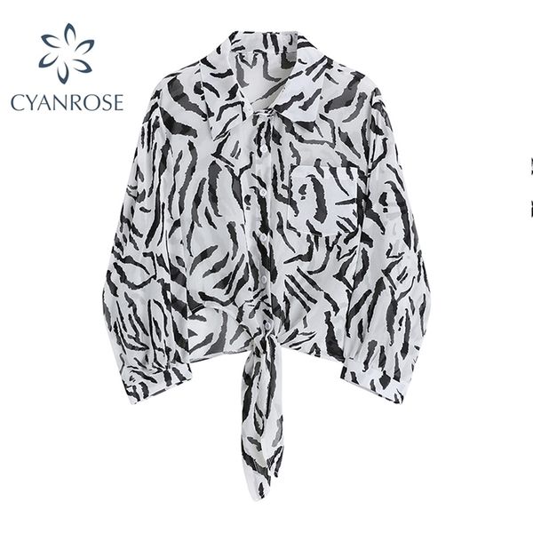 summer light weight trendy zebra pattern women shirt korean style streetwear vintage long sleeve lady casual blouse 210515, White
summer light weight trendy zebra pattern women shirt korean style streetwear vintage long sleeve lady casual blouse 210515, White