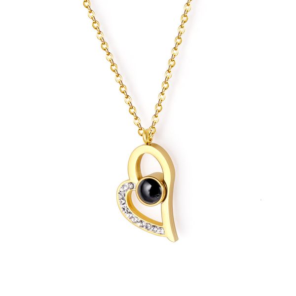 trembling net red 100 languages i love you lady tiktok chain 520 projection love pendant necklace, Black
trembling net red 100 languages i love you lady tiktok chain 520 projection love pendant necklace, Black