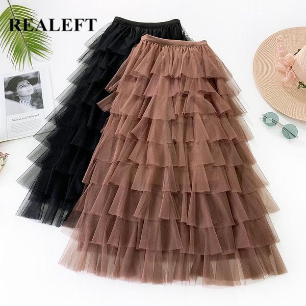 skirts realeft summer 2021 arrival women elegant long high waist mesh mid-calf ruffles ball gown for womens ladies, Black
skirts realeft summer 2021 arrival women elegant long high waist mesh mid-calf ruffles ball gown for womens ladies, Black