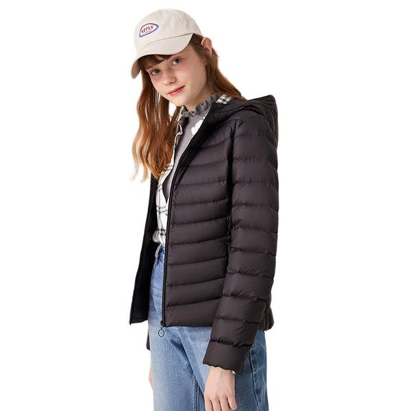 women's down & parkas semir 2021 winter jacket women plus velvet hooded coat portable woman warm outwear, Black
women's down & parkas semir 2021 winter jacket women plus velvet hooded coat portable woman warm outwear, Black