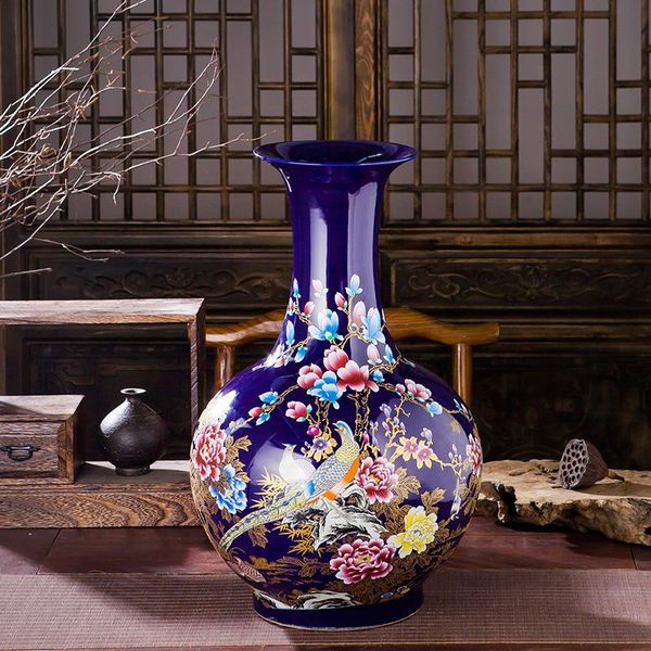 vases jingdezhen lack gold glazed floor large vase flower bird chinese style living room decoration big porcelain ceramic
vases jingdezhen lack gold glazed floor large vase flower bird chinese style living room decoration big porcelain ceramic